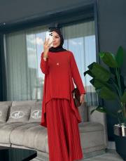 etek pantolon takım turuncu 2