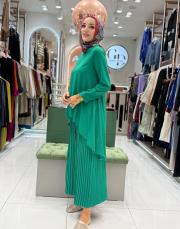 etek pantolon takım yeşil 2