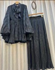 pelerin takım siyah