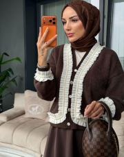 angor ithal hırka kahve 2