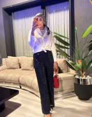 payet pantolon lacivert