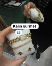 kalın gurmet bileklik gold 2