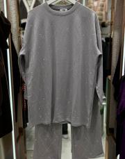 baklava desen taş takım gri