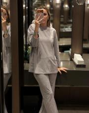 baklava desen taş takım gri 5