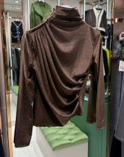 büzgülü kadife badi kahve