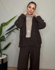 kaşe detay triko kahve 3