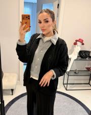 kaşe detay triko siyah 3