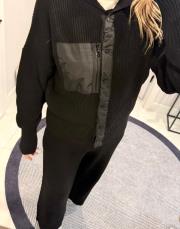 paraşüt girişli takım siyah 3