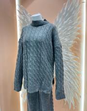 örme detay triko takım antrasit 2