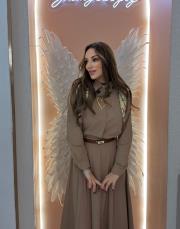 gömlek takım etek vizon 3