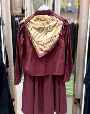 gömlek takım etek bordo 5