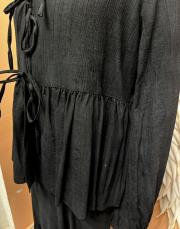 ceketli elbise siyah 3