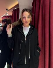 çift fermuar takım siyah 2