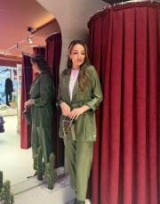 yazlık  ceket takım yeşil 3