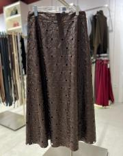 dantelli etek takım acı kahve 2