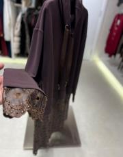 dantelli etek takım acı kahve 3