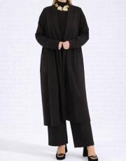 üçlü triko takım siyah