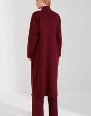 üçlü triko takım bordo 2