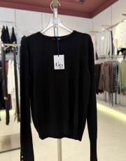 kazak kol düğme detaylı siyah