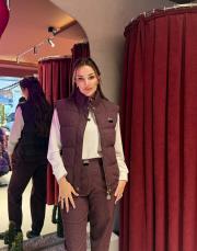 şişme yelek üçlü takım bordo