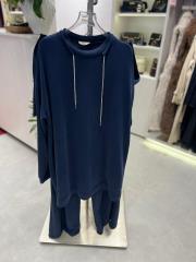 inci detaylı takım lacivert