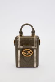 dikdörtgen el çantası haki