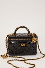 kutu form el çantası siyah