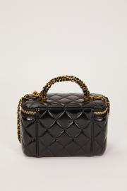 kutu form el çantası siyah 2