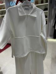 cepli fermuar takım beyaz 2