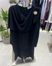 broş detay takım siyah