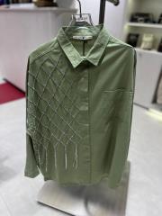 baklava taş detay gömlek haki