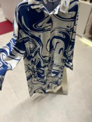 desenli gömlek takım mavi 2