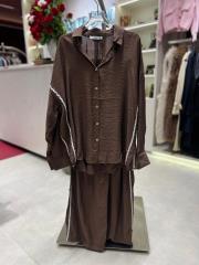 yan şerit takım kahve