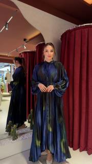 renkli ithal elbise renkli