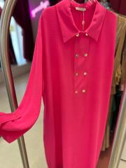 minimal elbise pembe 2