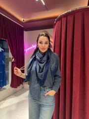 püsküllü gömlek lacivert