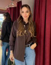 broş gömlek kahve 2