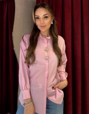 broş gömlek pembe 2