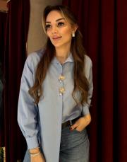 broş gömlek bebe mavi 2