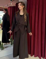 kemer detay takım kahve