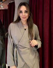 kemer detay takım bej 3