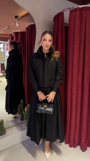 tasarım etek takım siyah