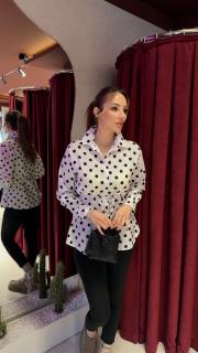 puantiye gömlek beyaz 3