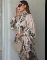 yaka desen ithal bej 3