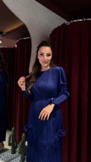 alt püskül  ithal elbise lacivert