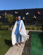 pareolu haşema set turuncu mavi