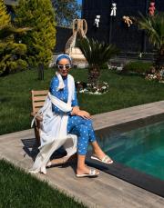 pareolu haşema set turuncu mavi 2