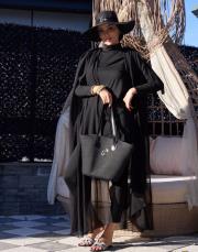 tek renk pareo siyah 4