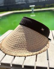 hasır toka şapka siyah 2