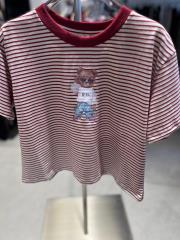 ayıcıklı tişört bordo 2